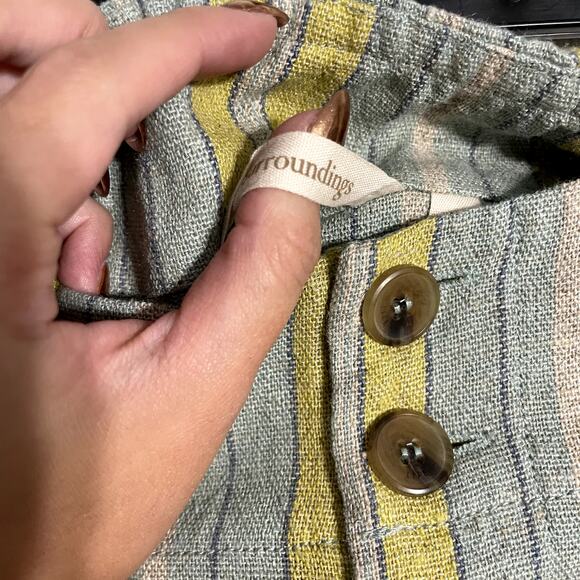 Soft Surroundings Linen Women's Striped Palazzo Pants - Size 14‎ - Picture 6 of 10